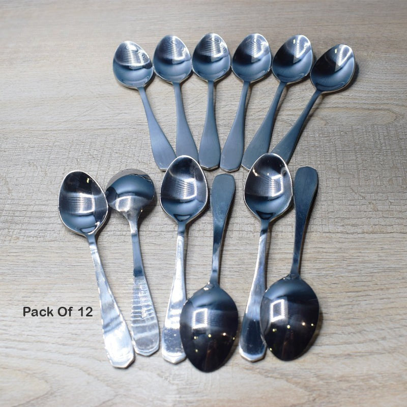 6 Pcs Rice Spoons Stainless Steel